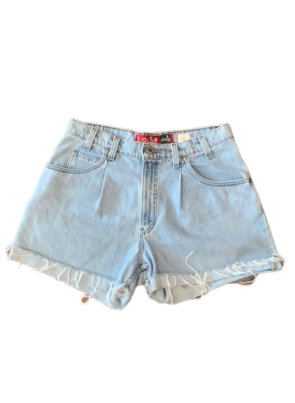 Vintage‎ Levi’s SilverTab Made in USA Baggy Jorts Y2K Skater 90s Light Wash W34